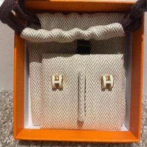 Hermes Mini Pop H earrings